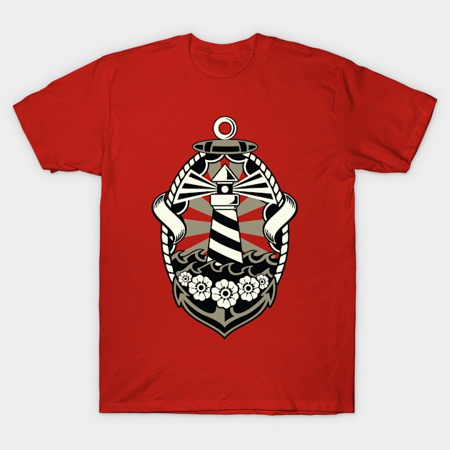 Lighthouse T-Shirt by PaunLiviu